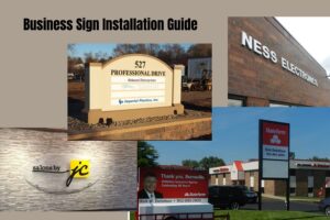 Business Sign Installation